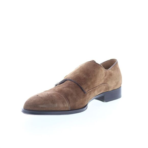 Pastori by Di Bianco Mens Romulus Suede Brown Shoes (NWT)